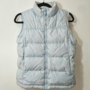 Eddie Bauer Goose Down Puffer Vest Powder Blue Women’s S